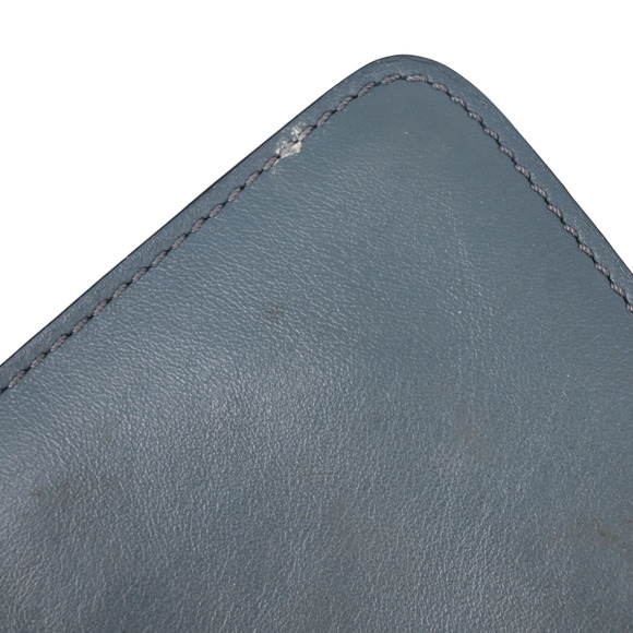 Chloe Blue Slate Faye Small Leather Bracelet Bag - Picture 12 of 16